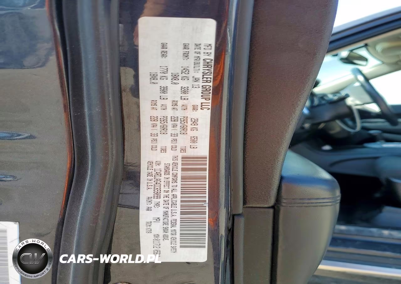 2013 Dodge Durango Sxt VIN:1C4RDJAG4DC659099 - 13