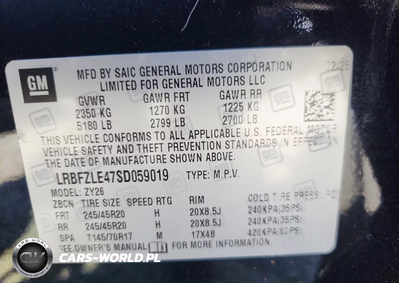 2025 Buick Envision Sport Touring VIN:LRBFZLE47SD059019 - 14