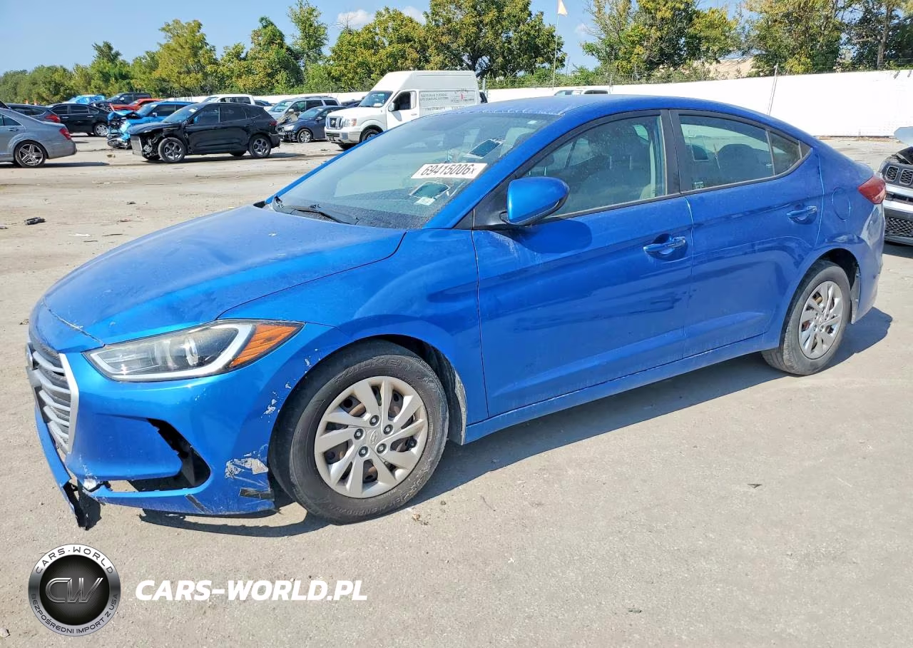 2017 Hyundai Elantra Se VIN:KMHD74LFXHU068455 - 1