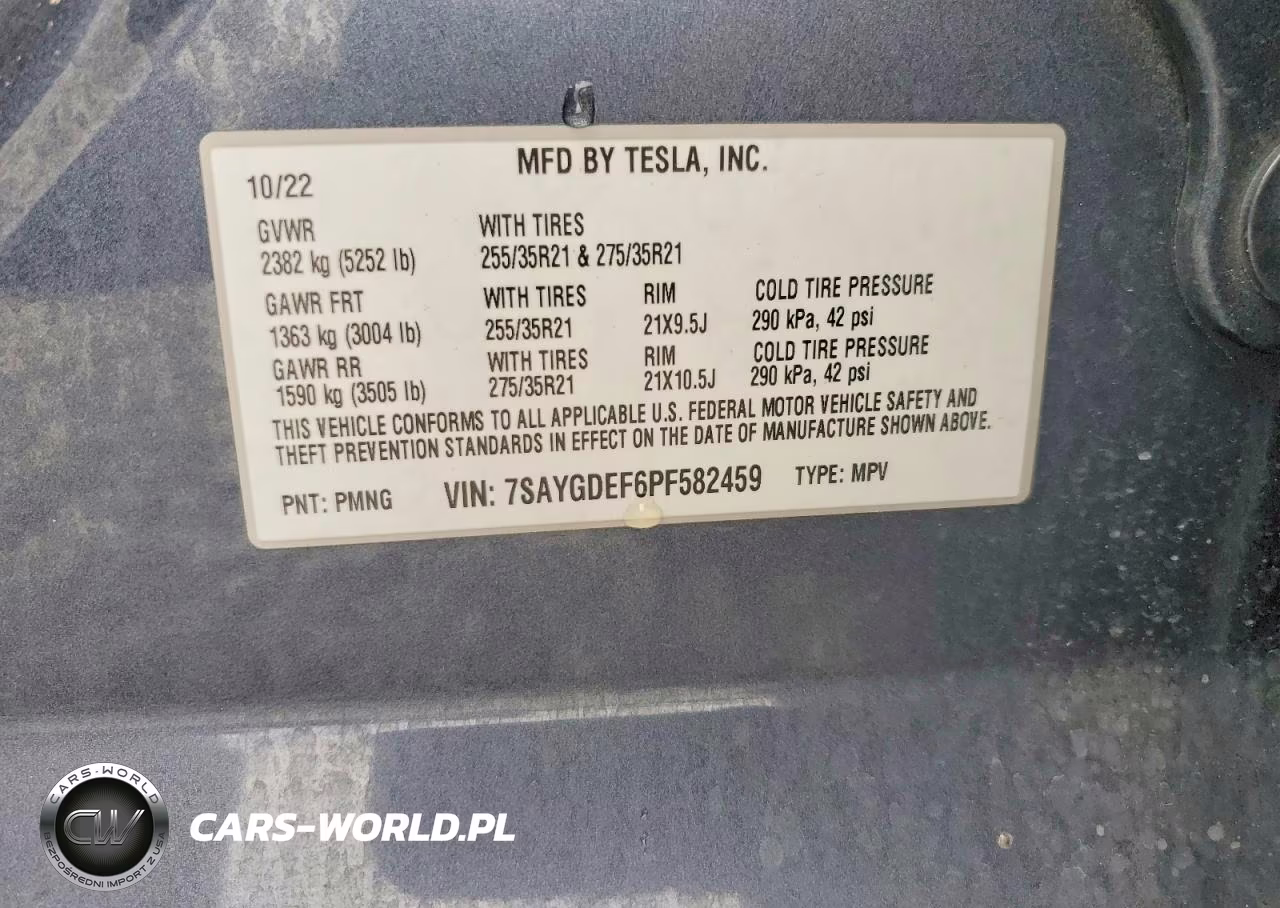 2023 Tesla Model Y VIN:7SAYGDEF6PF582459 - 12