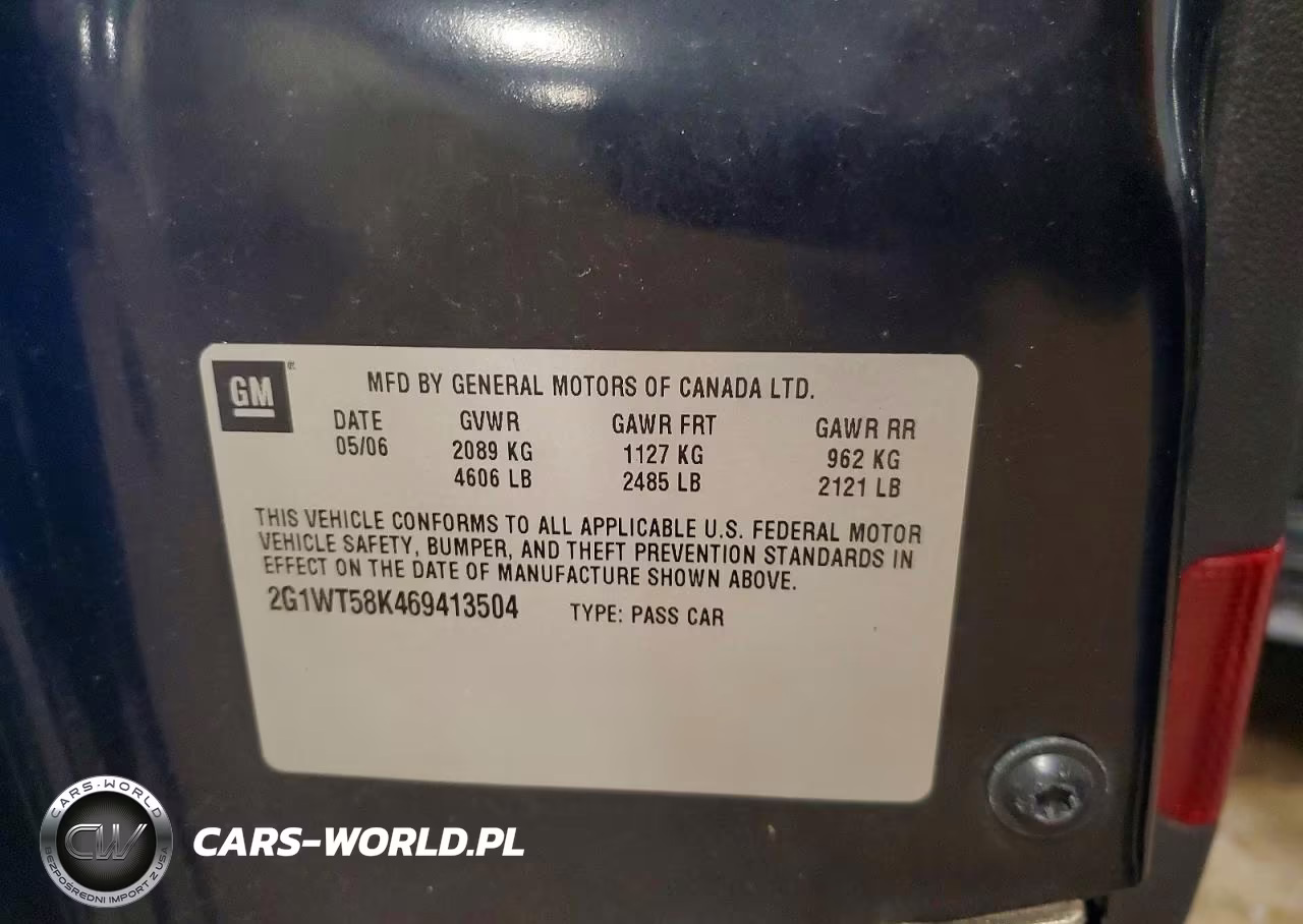 2006 Chevrolet Impala Lt VIN:2G1WT58K469413504 - 13