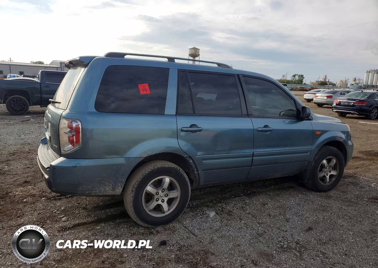 2007 Honda Pilot Exl VIN:5FNYF18587B010200 - 3