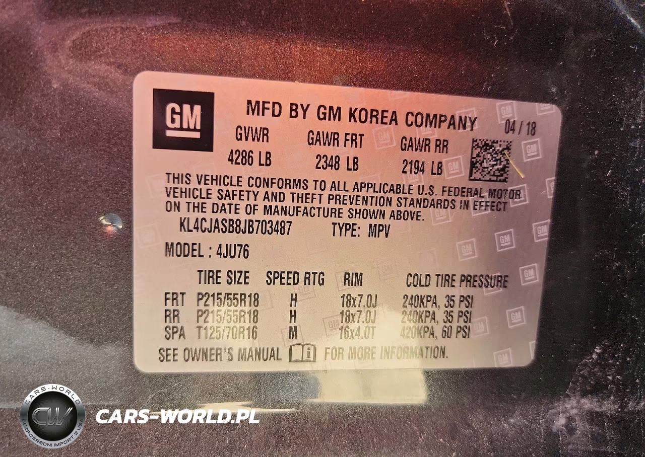 2018 Buick Encore Preferred VIN:KL4CJASB8JB703487 - 12