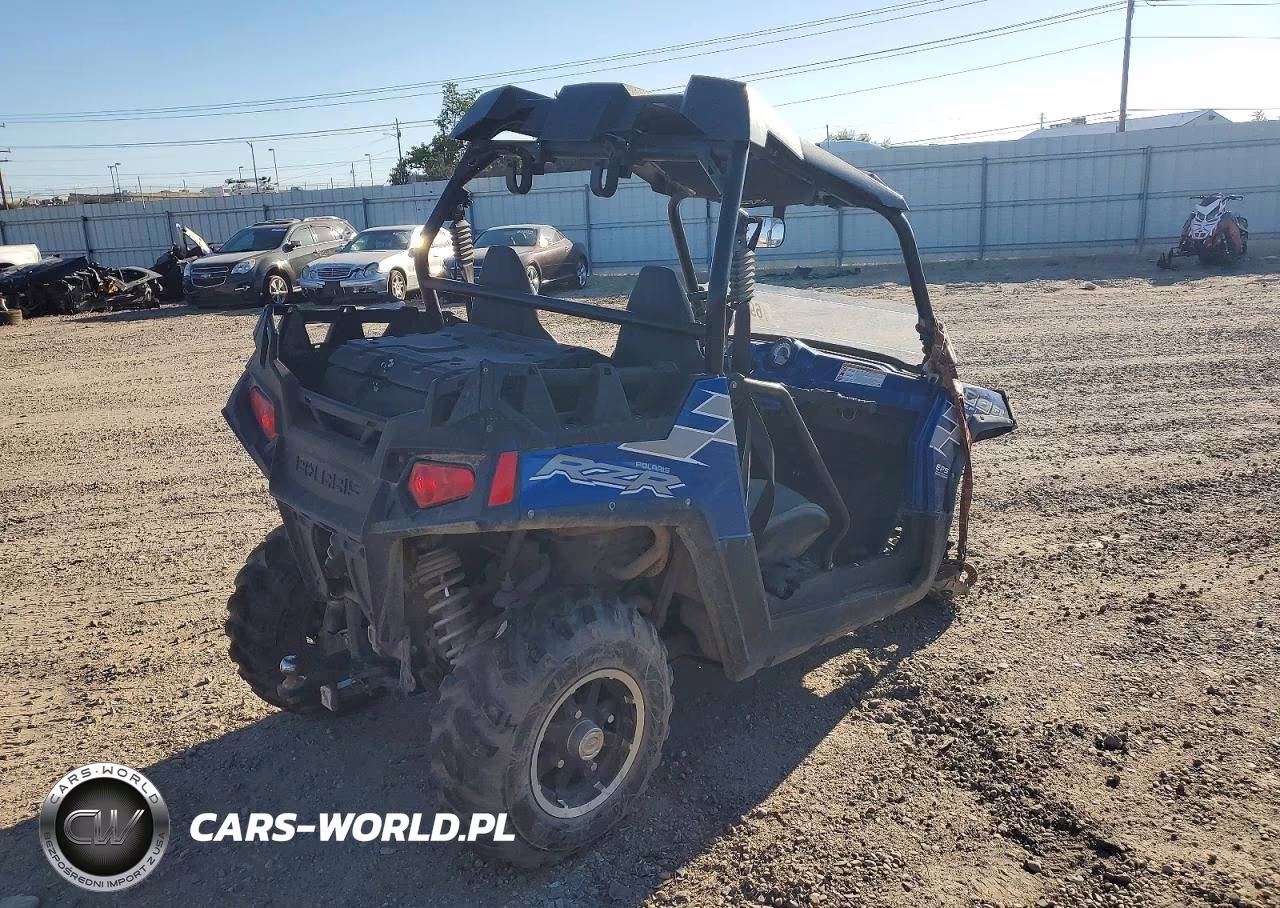 2013 Polaris Rzr Utility Vehicle VIN:4XAVH7EA9DF250744 - 4