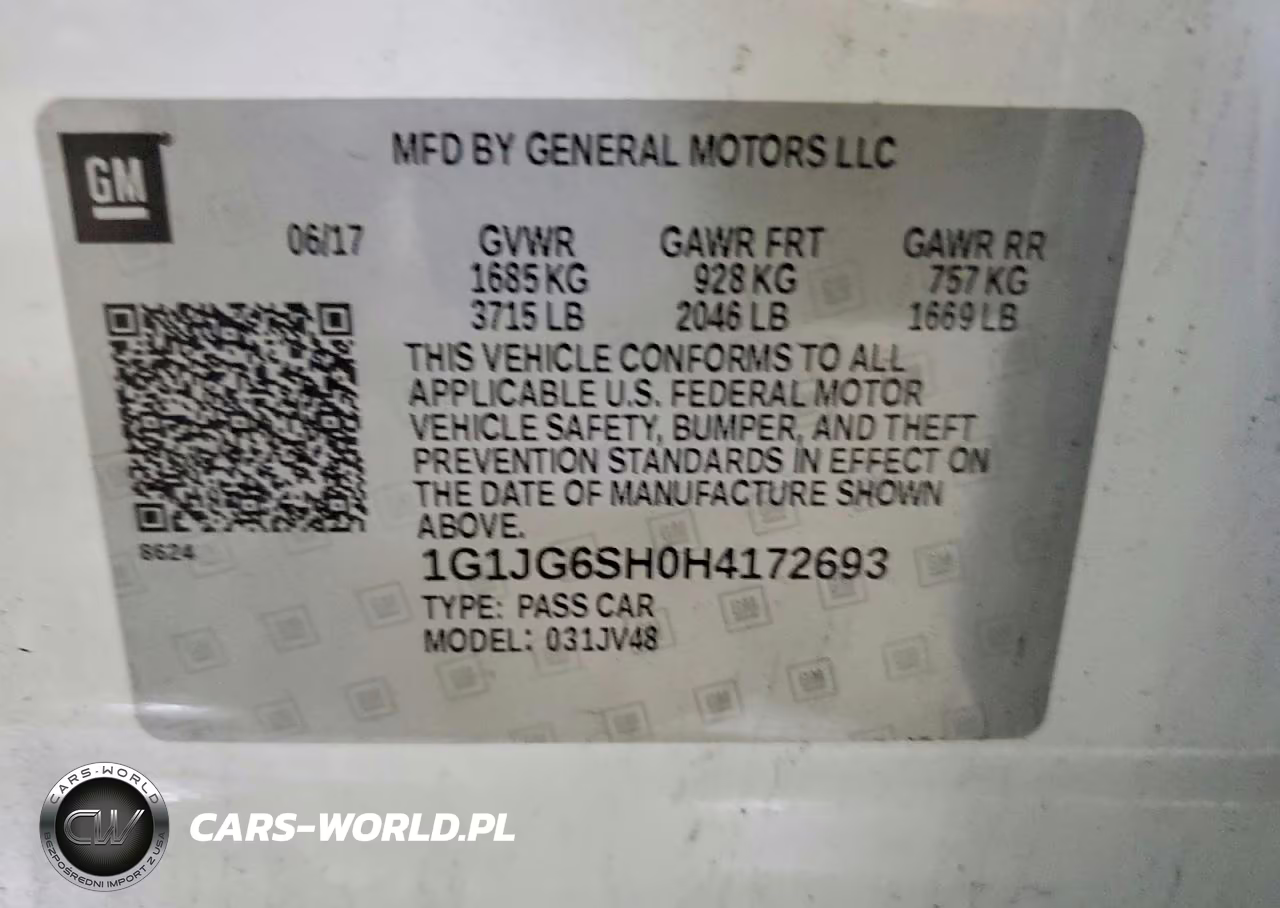 2017 Chevrolet Sonic VIN:1G1JG6SH0H4172693 - 12