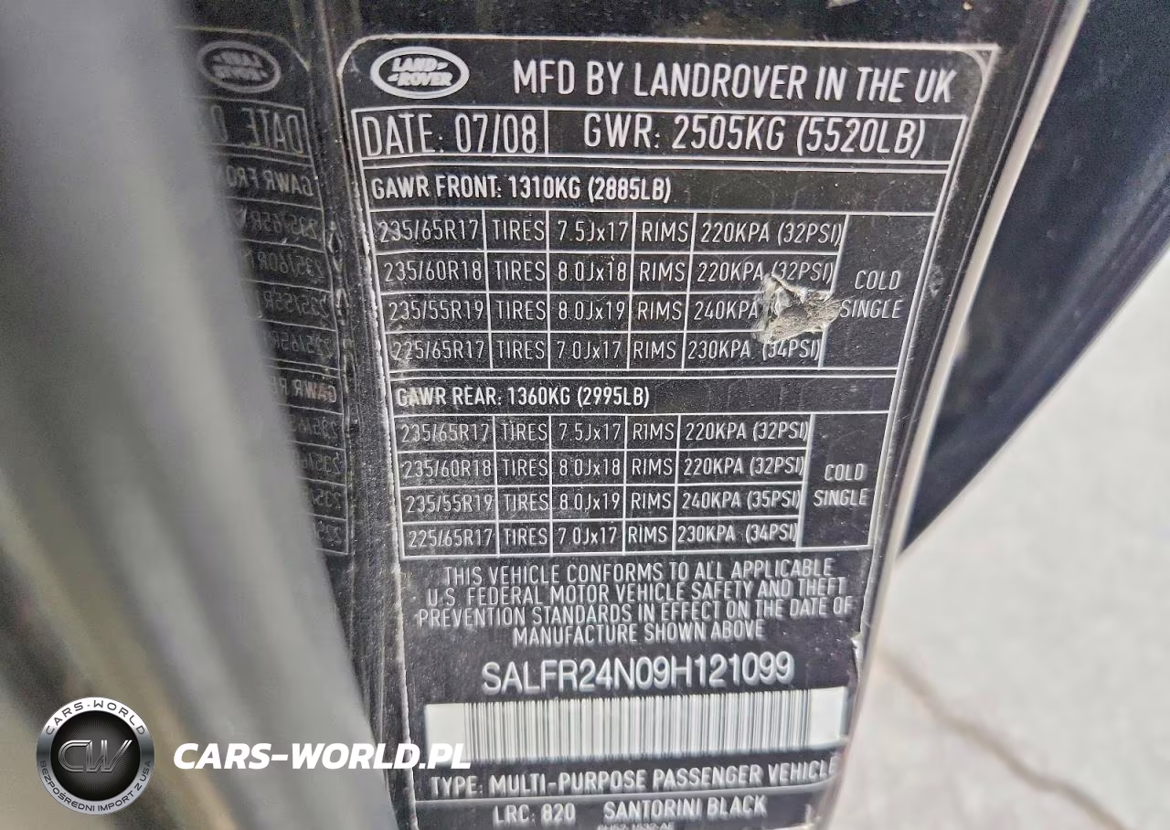 2009 Land Rover Lr2 Hse VIN:SALFR24N09H121099 - 13