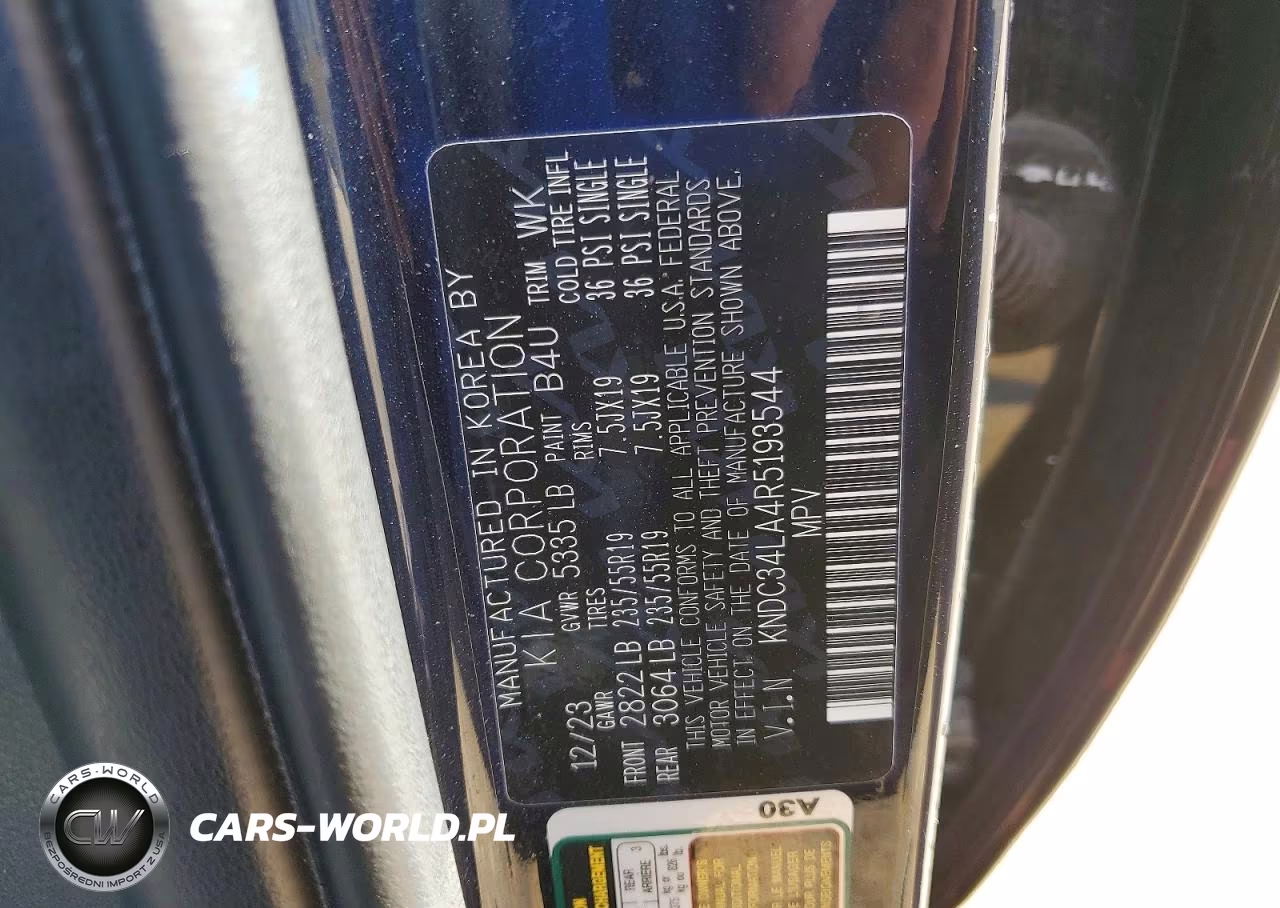2024 Kia Ev6 Wind VIN:KNDC34LA4R5193544 - 12