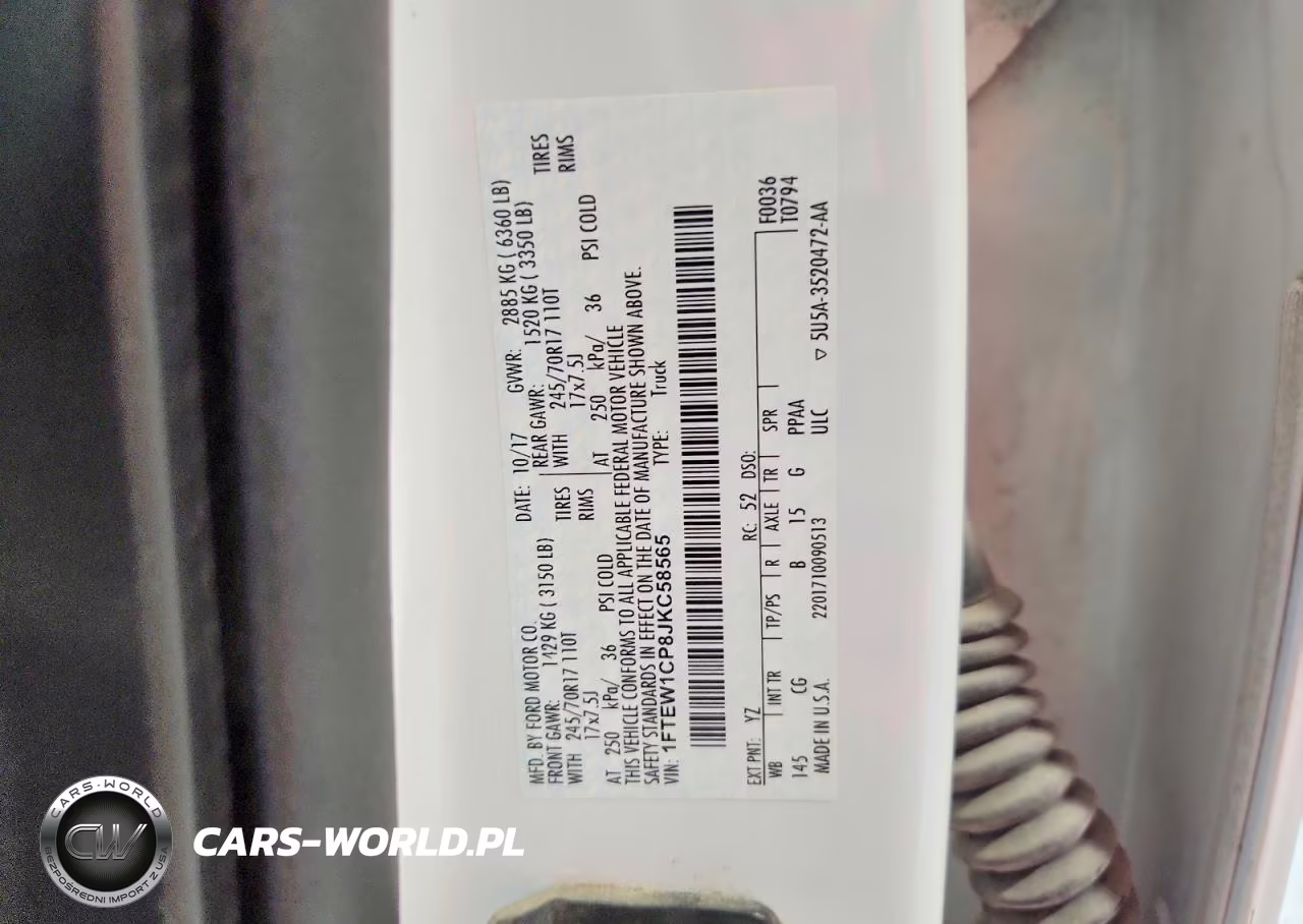 2018 Ford F150 Supercrew VIN:1FTEW1CP8JKC58565 - 12