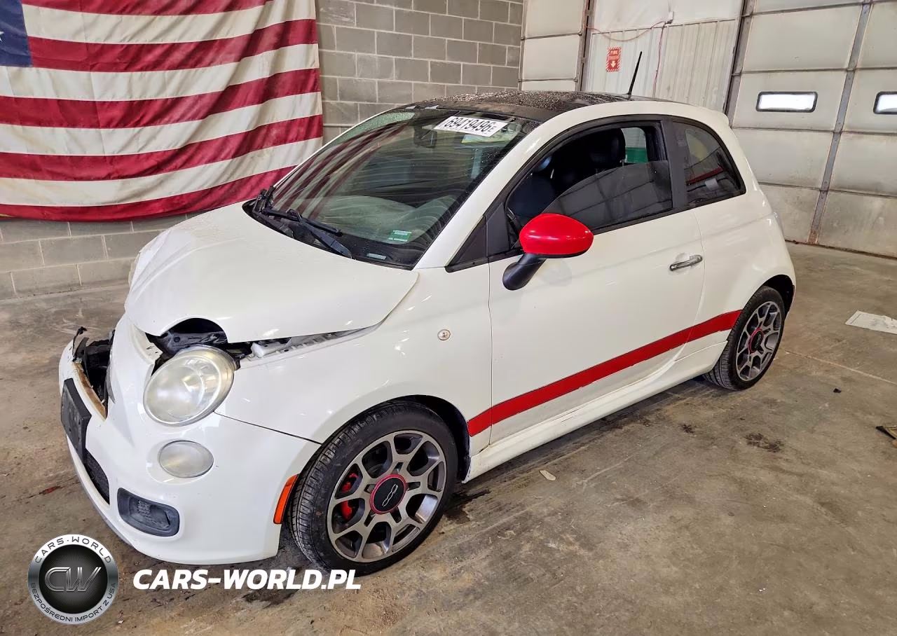 2012 Fiat 500 Sport VIN:3C3CFFBR0CT116529 - 1