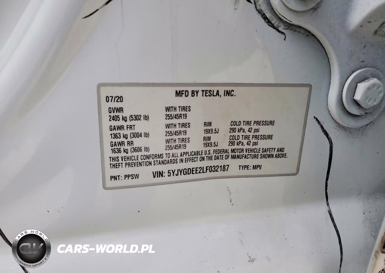 2020 Tesla Model Y VIN:5YJYGDEE2LF032187 - 12