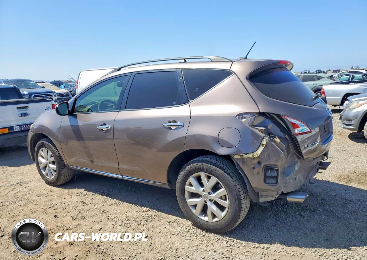 2013 Nissan Murano S VIN:JN8AZ1MU2DW202522 - 2