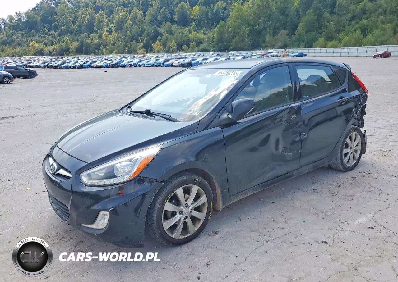 2014 Hyundai Accent Se VIN:KMHCU5AEXEU150265 - 1