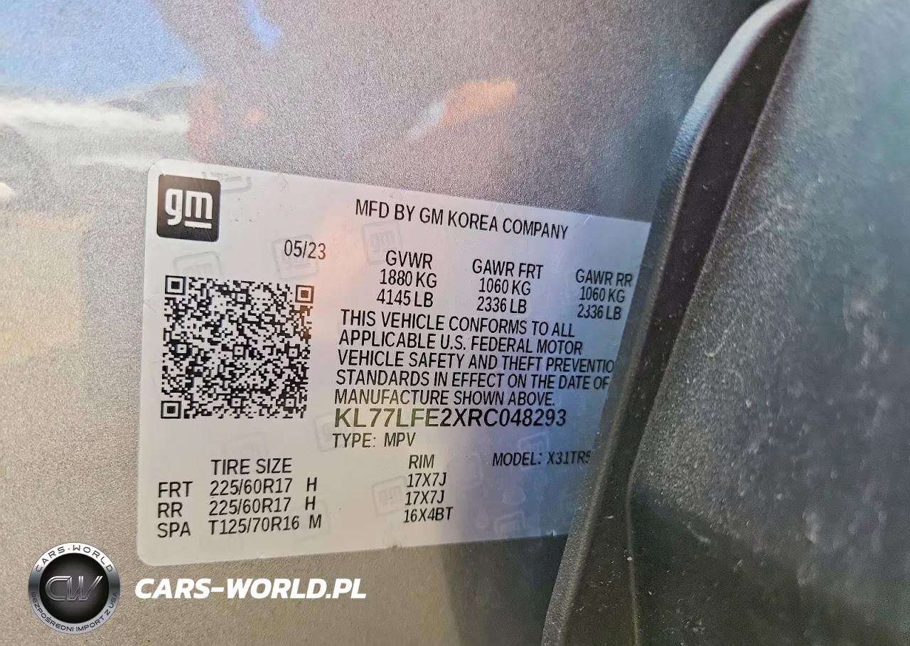 2024 Chevrolet Trax Ls VIN:KL77LFE2XRC048293 - 12