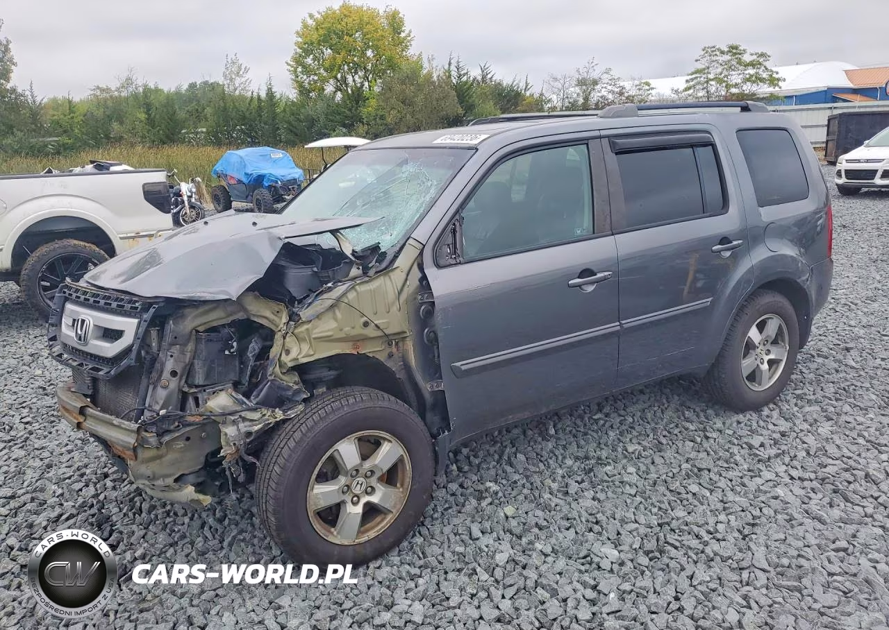 2011 Honda Pilot Exl VIN:5FNYF4H50BB095656 - 1