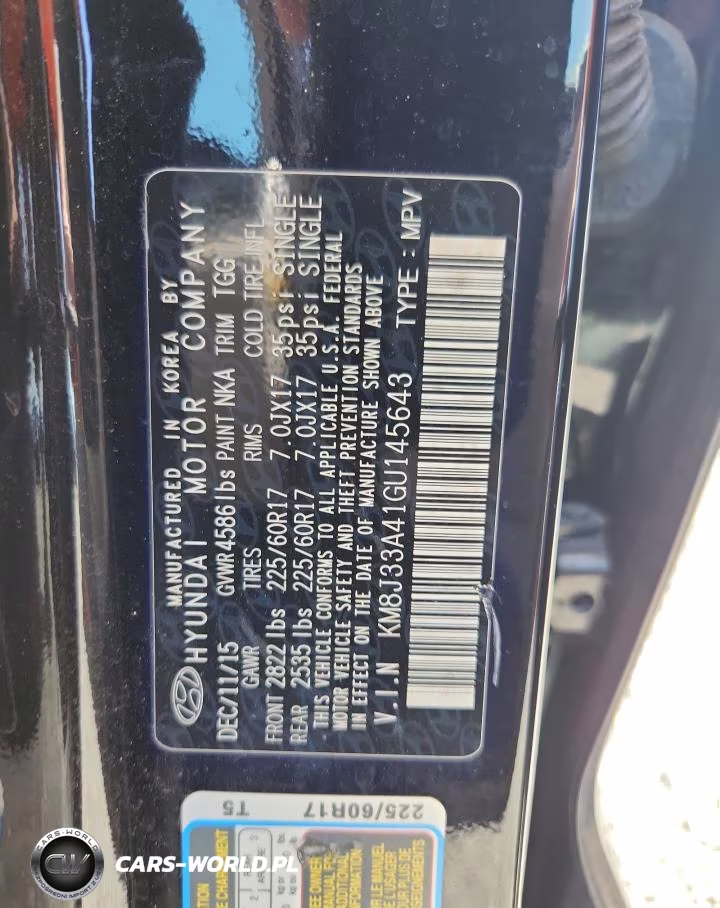 2016 Hyundai Tucson Se VIN:KM8J33A41GU145643 - 13