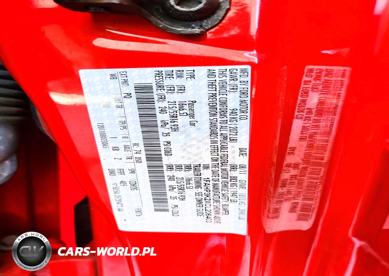 2012 Ford Focus Se VIN:1FAHP3K2XCL206403 - 12