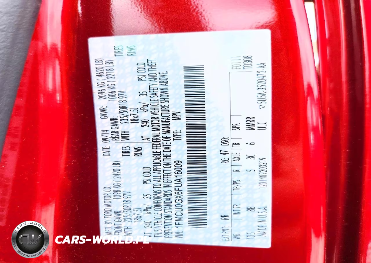 2015 Ford Escape Se VIN:1FMCU0GX6FUA16009 - 13