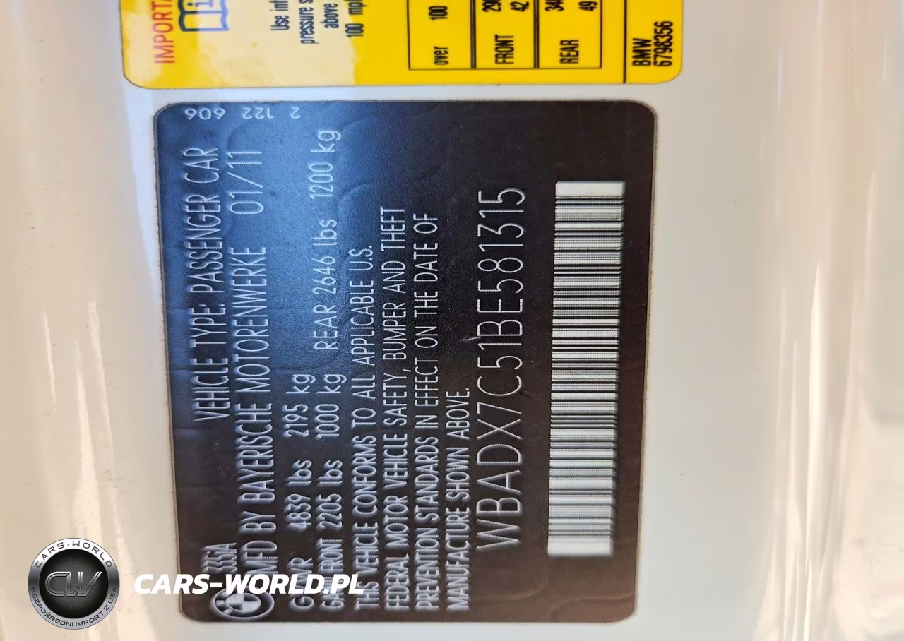 2011 BMW 335 I VIN:WBADX7C51BE581315 - 13