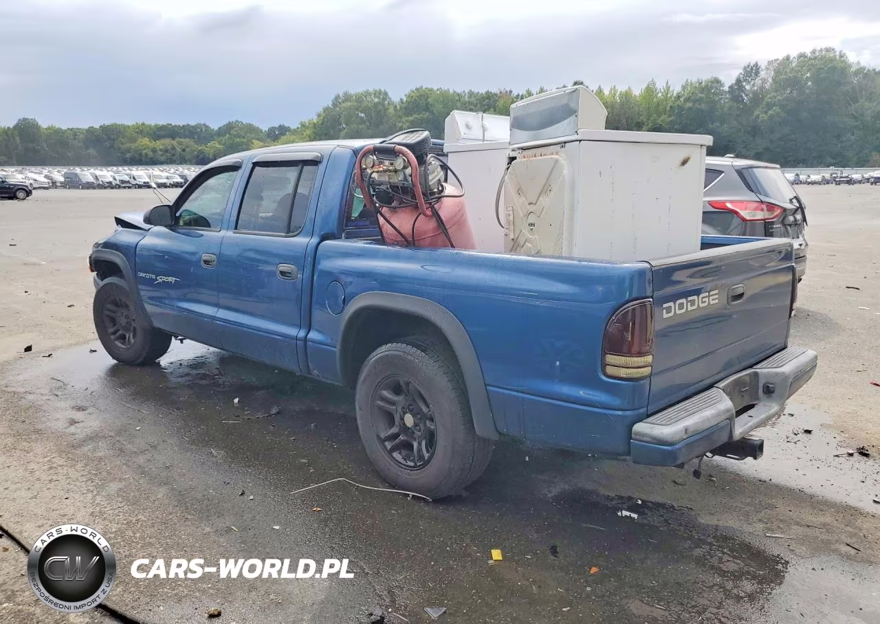 2001 Dodge Dakota Quad VIN:1B7HL2AN01S343767 - 2