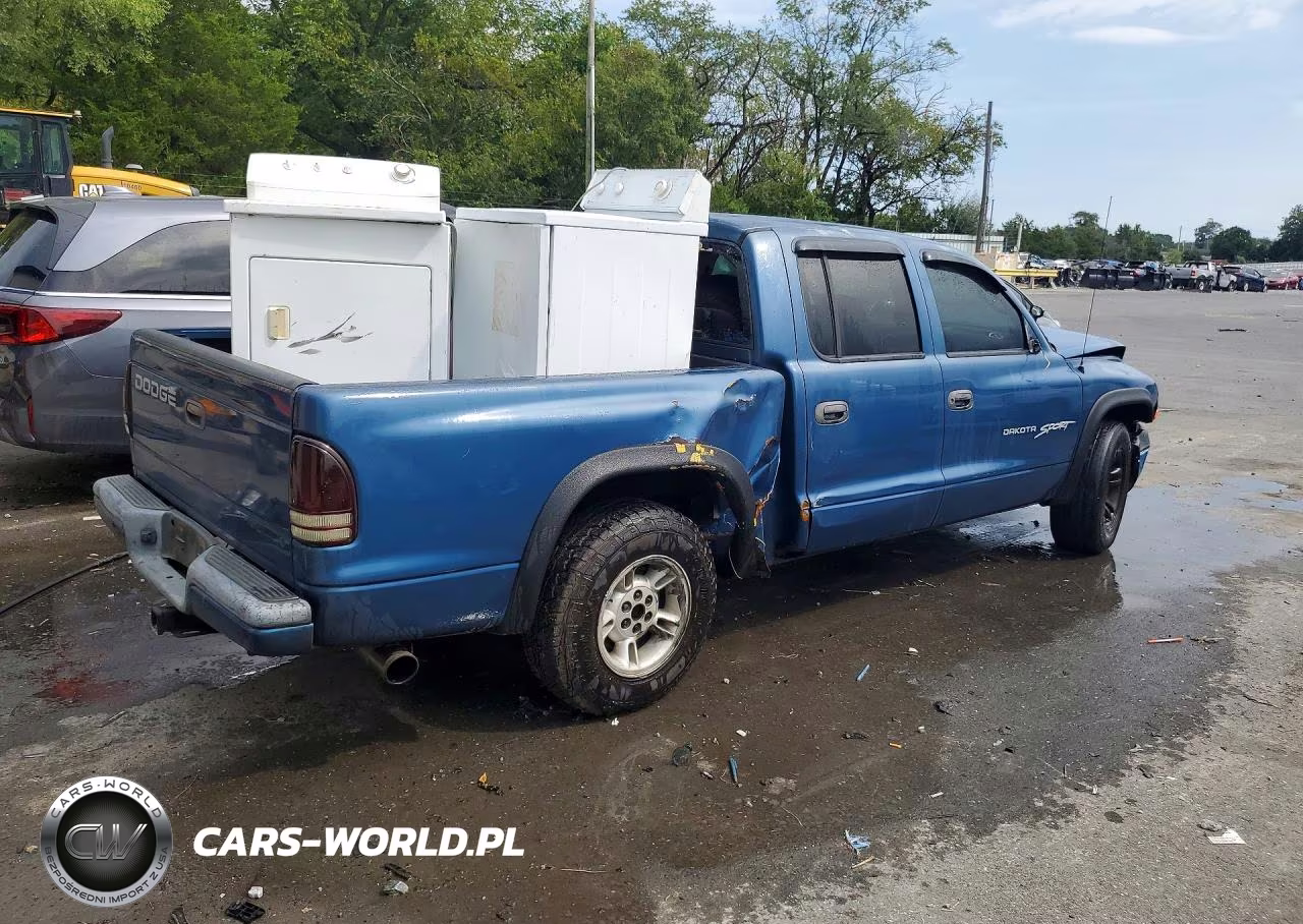 2001 Dodge Dakota Quad VIN:1B7HL2AN01S343767 - 3