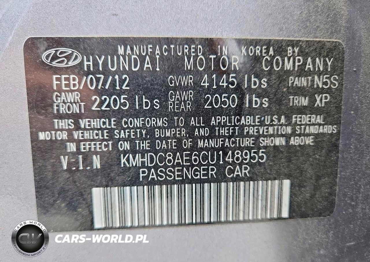 2012 Hyundai Elantra Touring Gls VIN:KMHDC8AE6CU148955 - 13