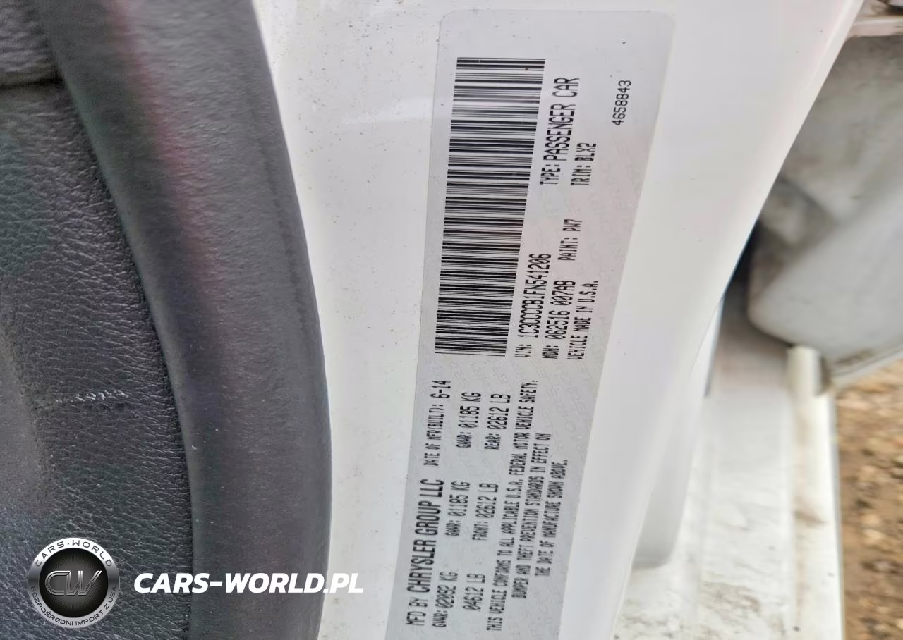 2015 Chrysler 200 C VIN:1C3CCCCB1FN541206 - 12