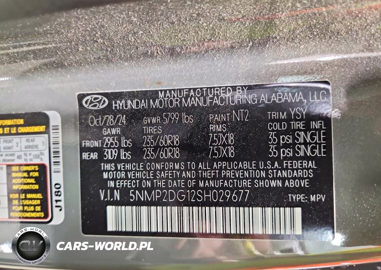 2025 Hyundai Santa Fe Sel VIN:5NMP2DG12SH029677 - 13