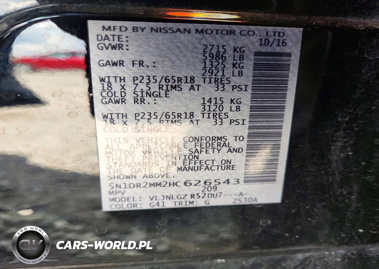 2017 Nissan Pathfinder Sl VIN:5N1DR2MM2HC626543 - 13