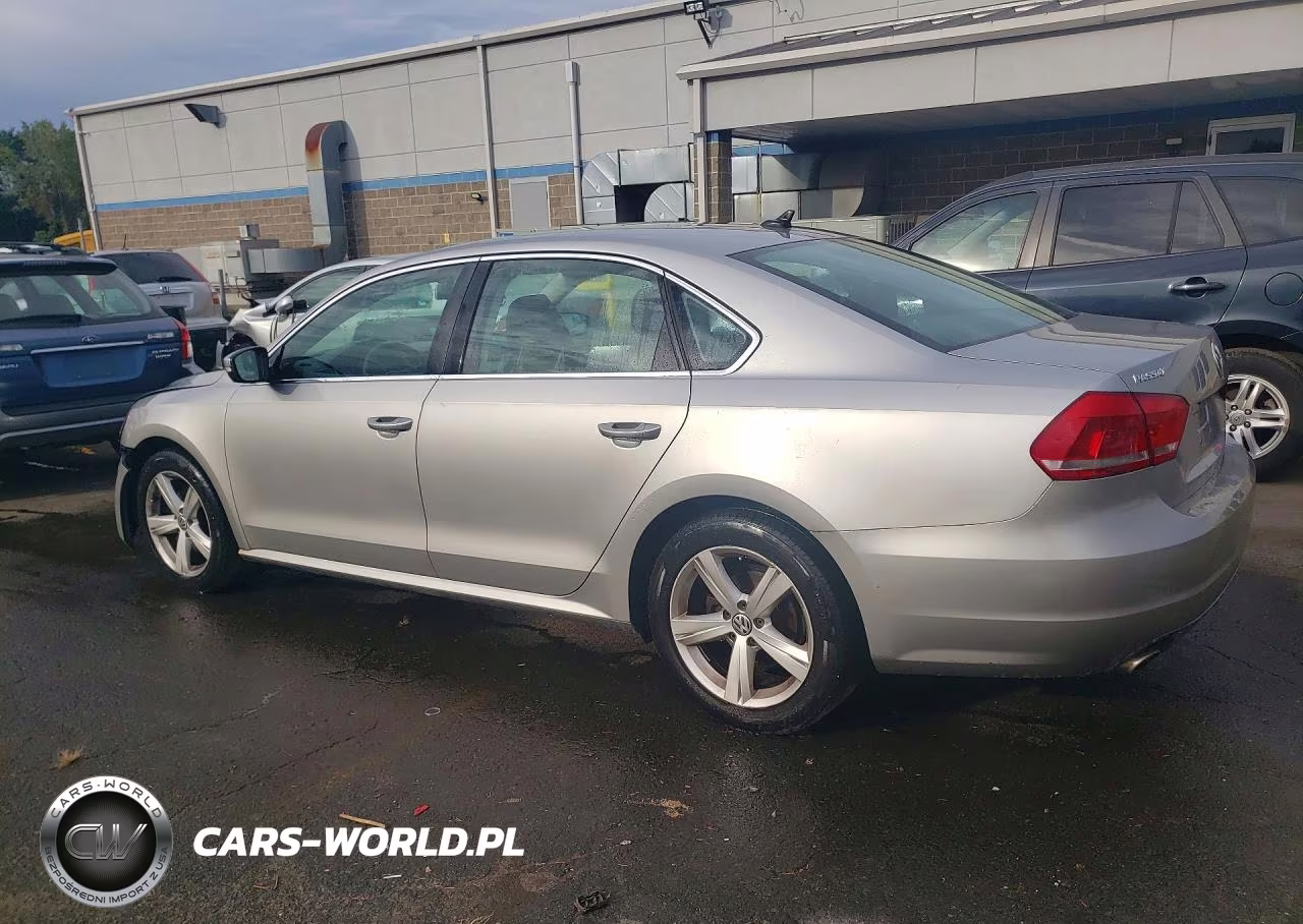 2013 Volkswagen Passat Se VIN:1VWBP7A36DC090035 - 2