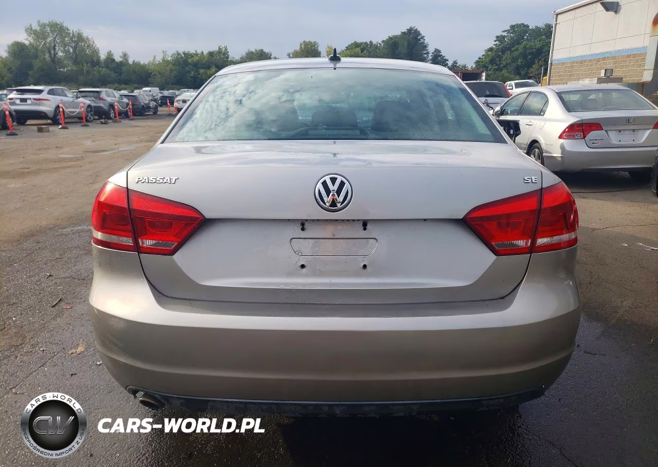2013 Volkswagen Passat Se VIN:1VWBP7A36DC090035 - 6