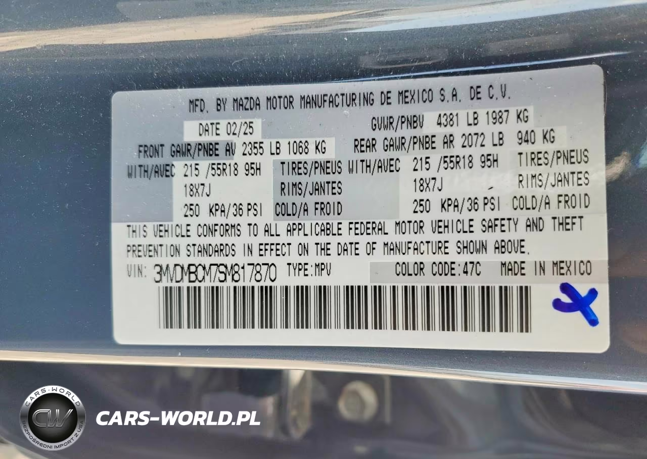 2025 Mazda Cx-30 Preferred VIN:3MVDMBCM7SM817870 - 14