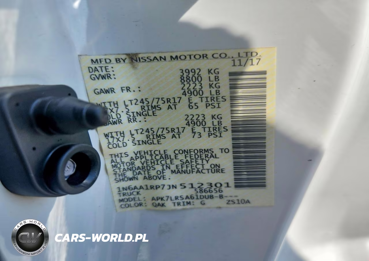 2018 Nissan Titan Xd S VIN:1N6AA1RP7JN512301 - 12