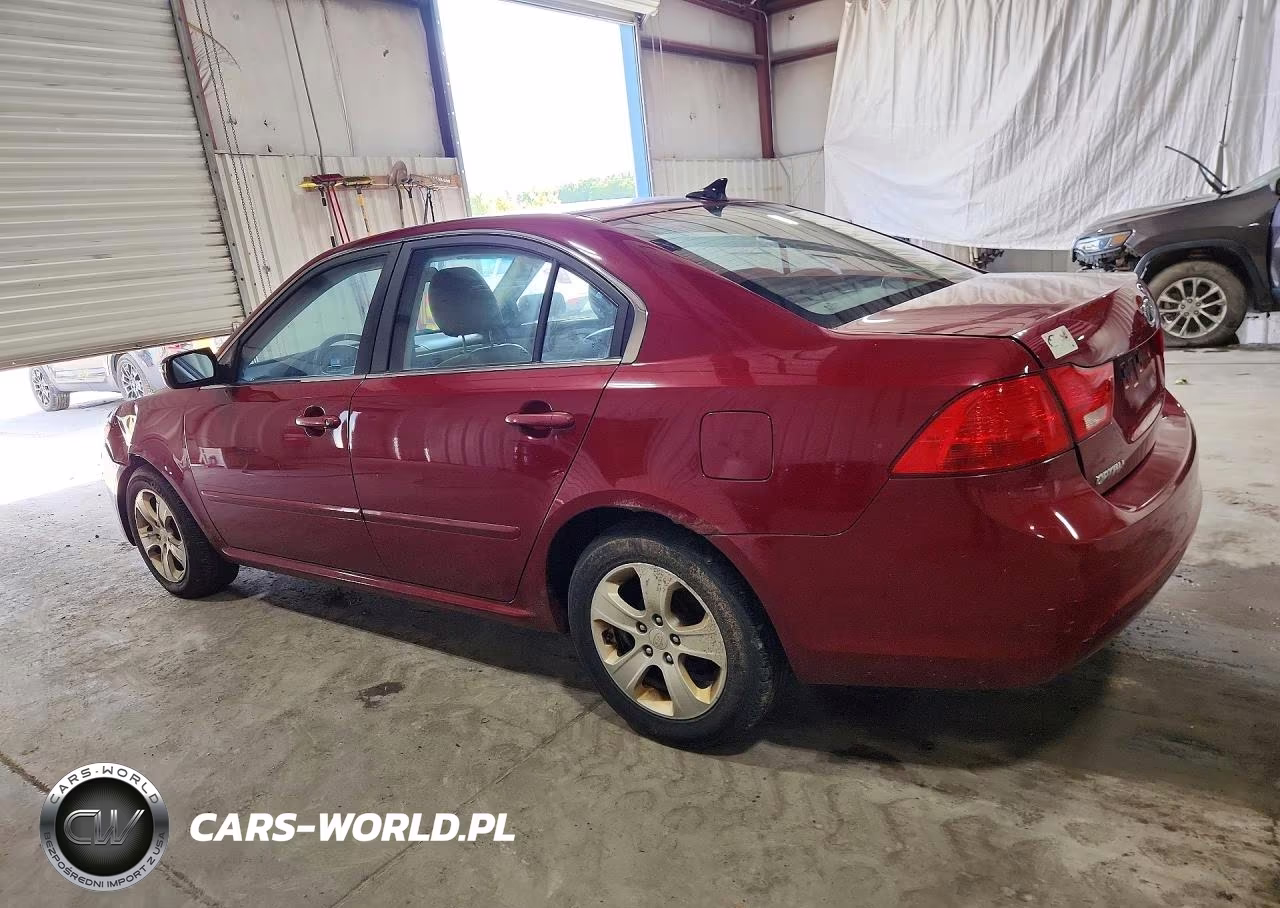 2009 Kia Optima Lx VIN:KNAGE228395312261 - 2