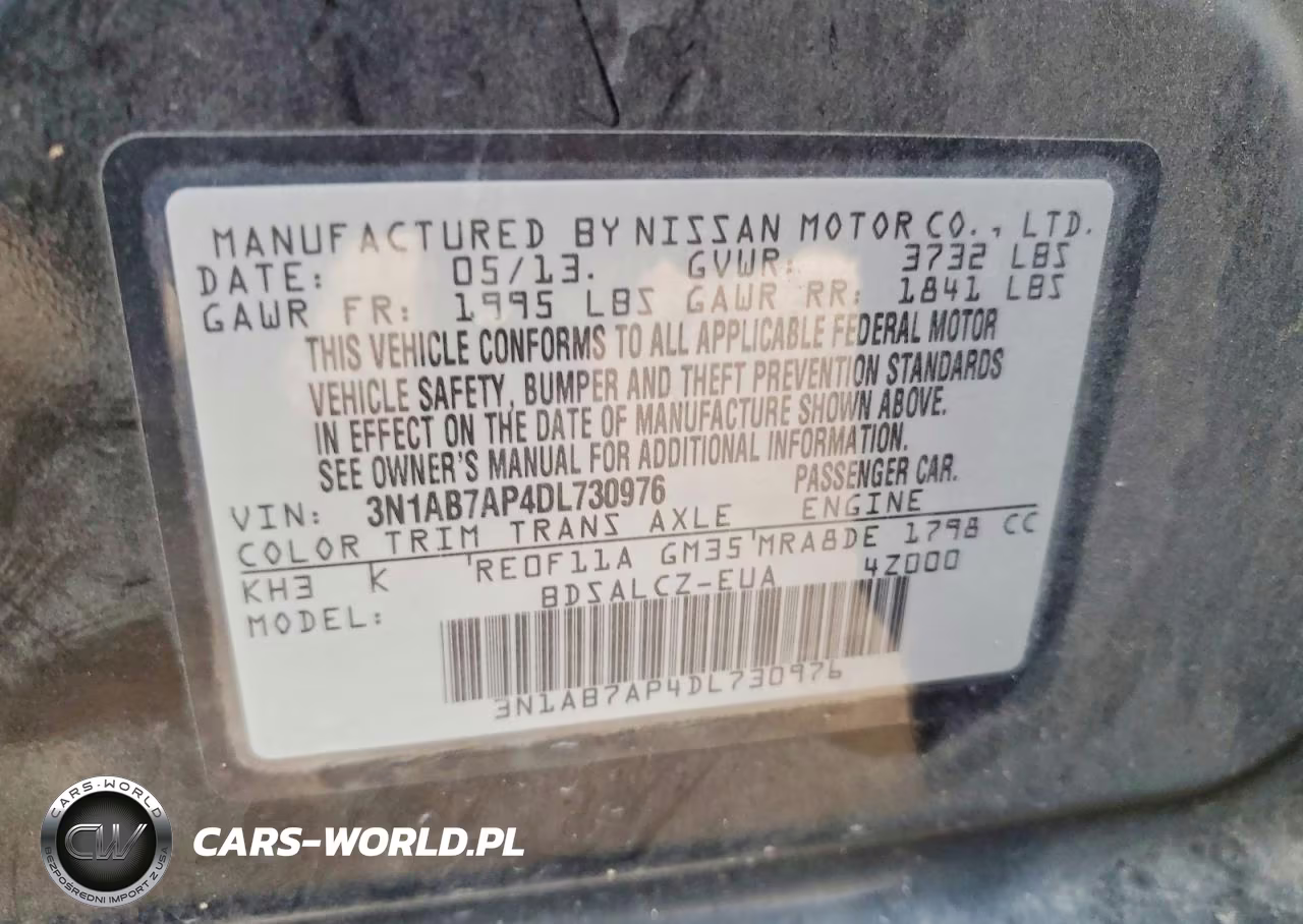 2013 Nissan Sentra S VIN:3N1AB7AP4DL730976 - 12