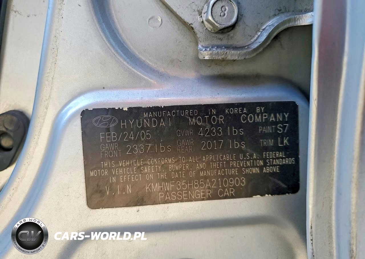 2005 Hyundai Sonata Gls VIN:KMHWF35H85A210903 - 12