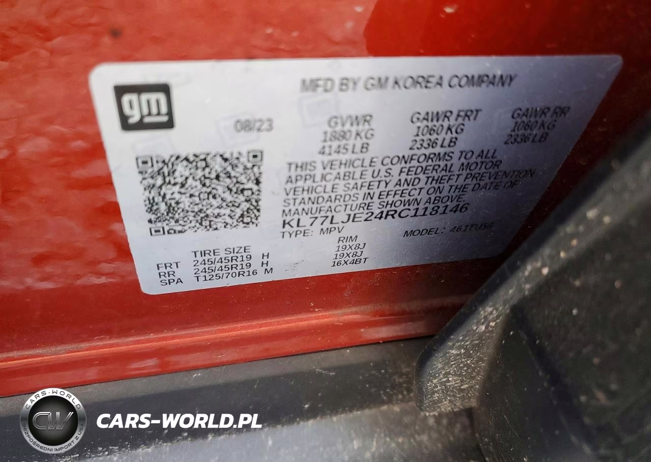 2024 Chevrolet Trax 2Rs VIN:KL77LJE24RC118146 - 13