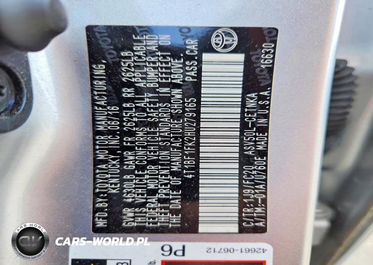 2017 Toyota Camry Le VIN:4T1BF1FK2HU279165 - 13