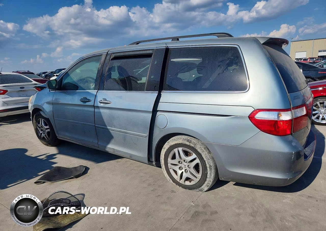 2007 Honda Odyssey Exl VIN:5FNRL38777B086520 - 2