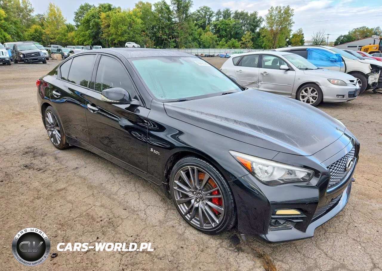 2017 Infiniti Q50 Red Sport 400 VIN:JN1FV7AR0HM870856 - 4