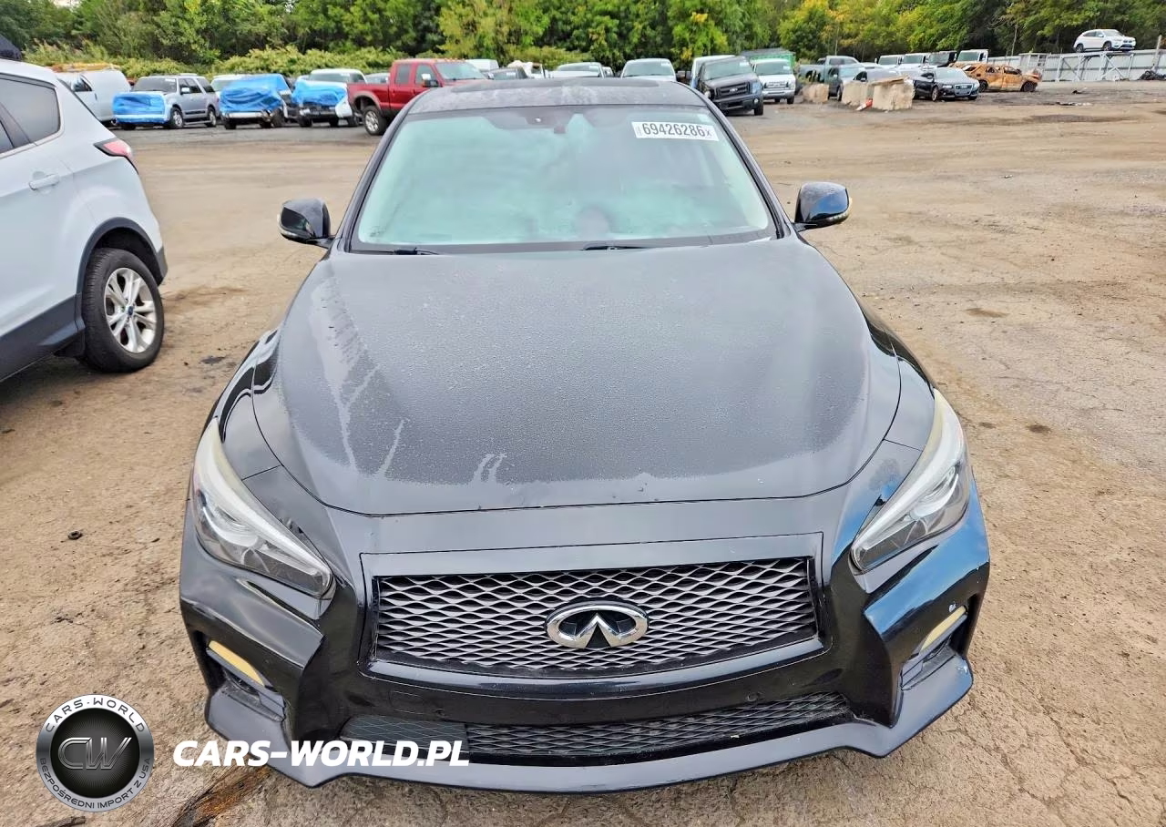 2017 Infiniti Q50 Red Sport 400 VIN:JN1FV7AR0HM870856 - 5