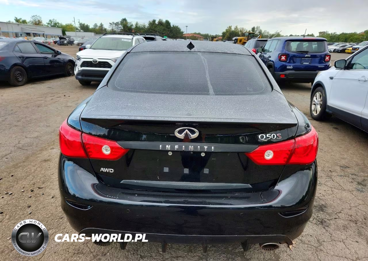 2017 Infiniti Q50 Red Sport 400 VIN:JN1FV7AR0HM870856 - 6