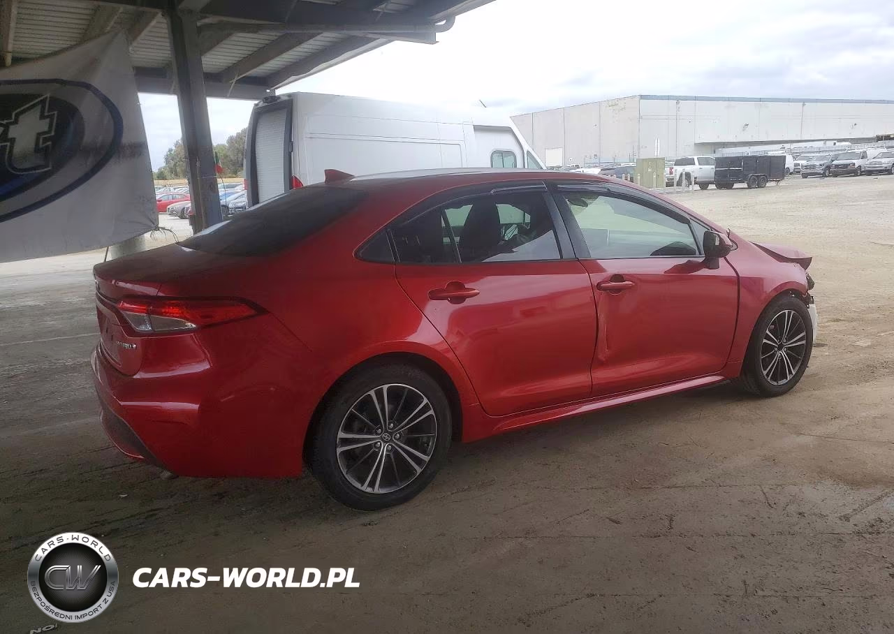 2020 Toyota Corolla Le VIN:JTDEBRBE2LJ017202 - 3