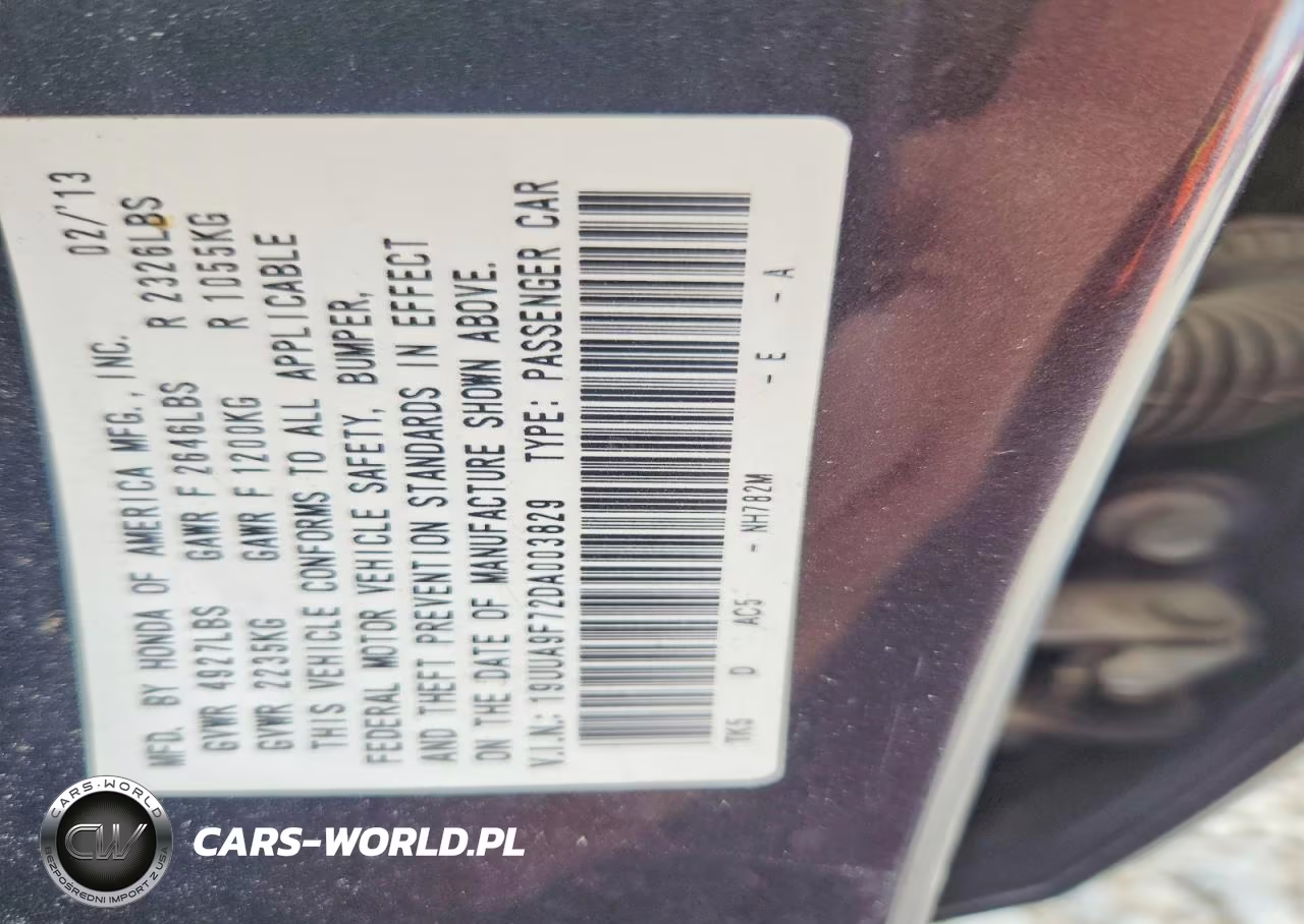 2013 Acura Tl Advance VIN:19UUA9F72DA003829 - 12