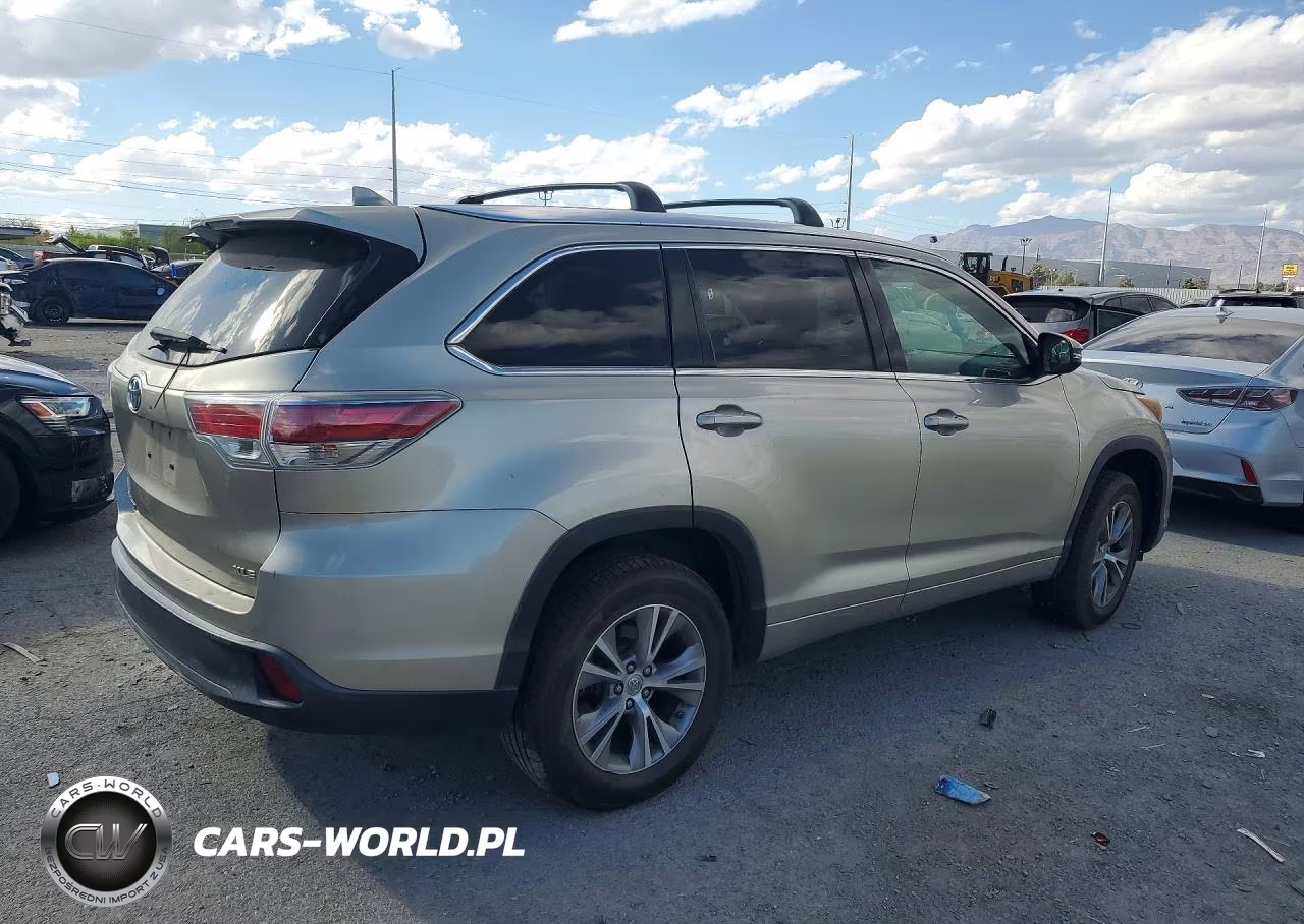 2015 Toyota Highlander Xle VIN:5TDKKRFH8FS053636 - 3