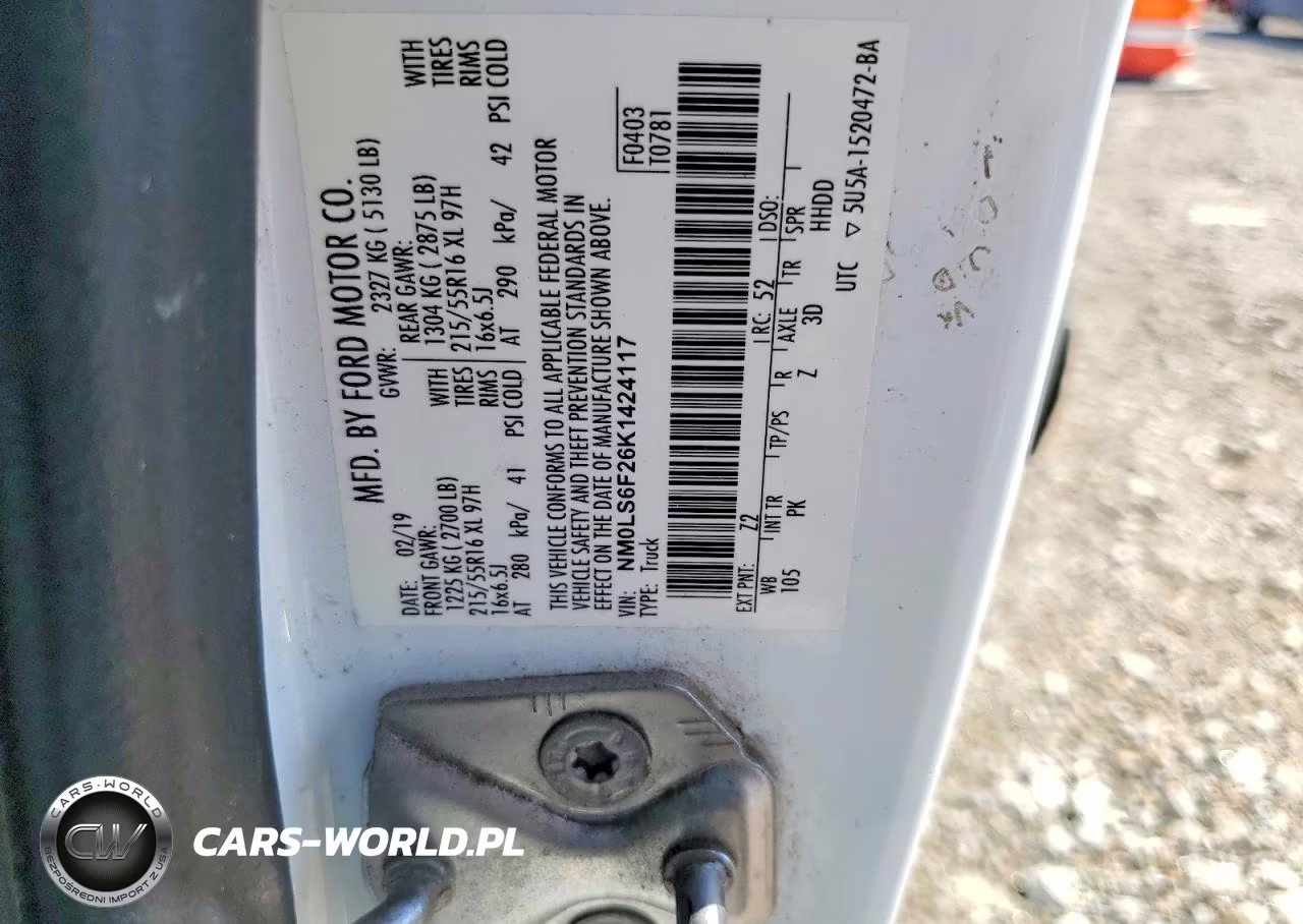 2019 Ford Transit Connect Xlt VIN:NM0LS6F26K1424117 - 12