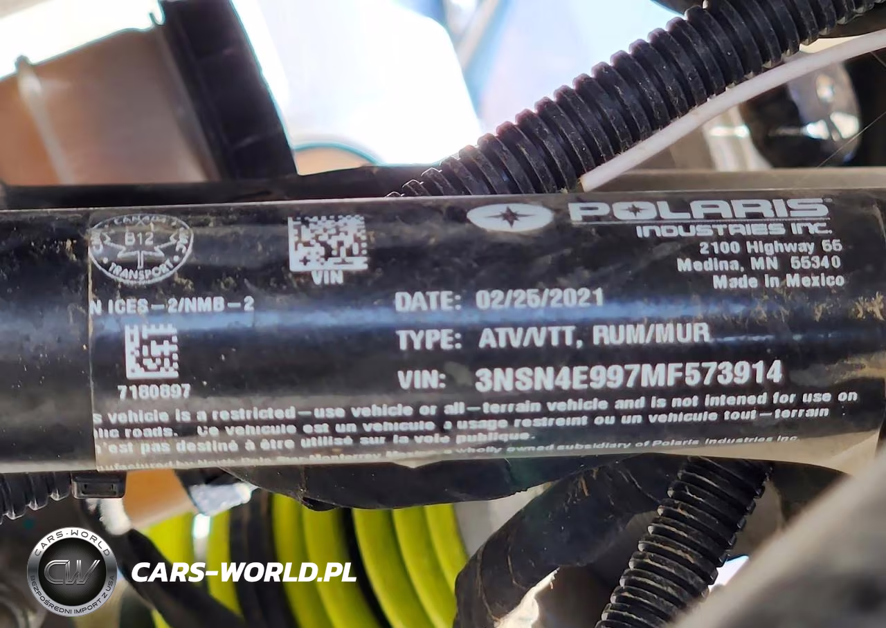 2021 Polaris Rzr Xp 4 1000 VIN:3NSN4E997MF573914 - 10