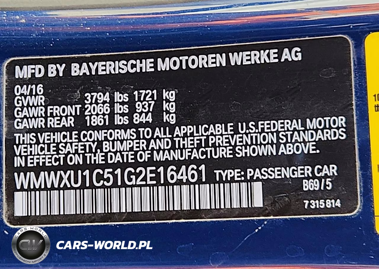 2016 Mini Cooper VIN:WMWXU1C51G2E16461 - 13
