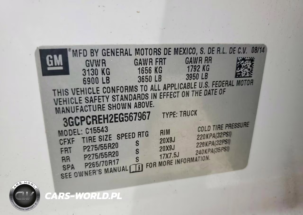 2014 Chevrolet Silverado C1500 Lt VIN:3GCPCREH2EG567967 - 13