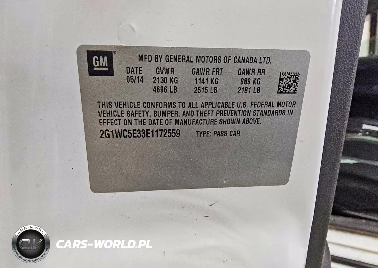 2014 Chevrolet Impala Limited Ltz VIN:2G1WC5E33E1172559 - 12