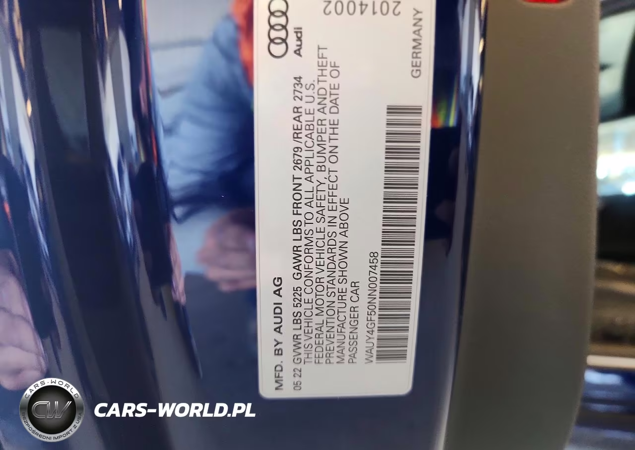 2022 Audi S5 Prestige VIN:WAUY4GF50NN007458 - 13